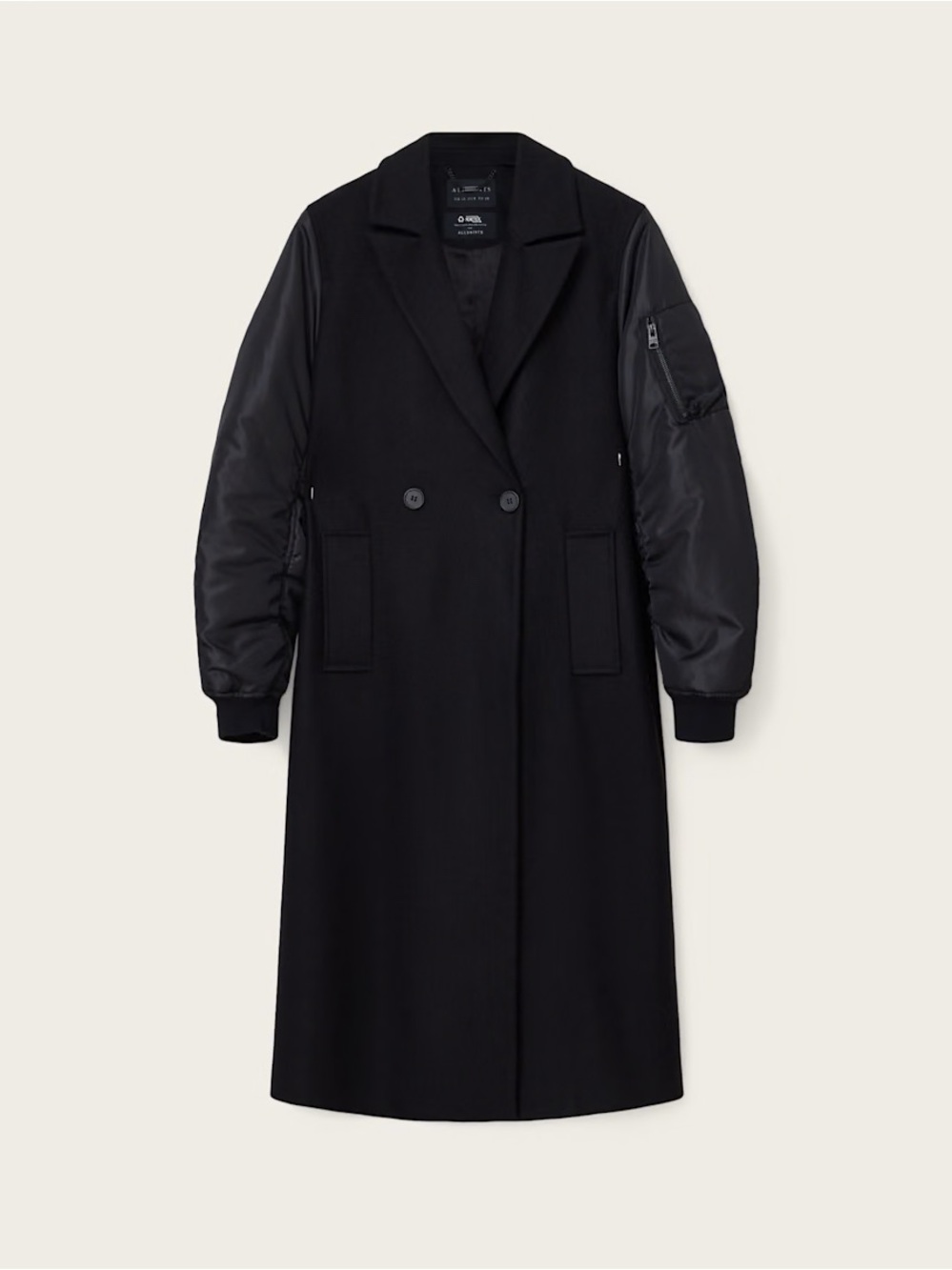 PAULAH WOOL BLEND DOUBLE BREASTED COAT